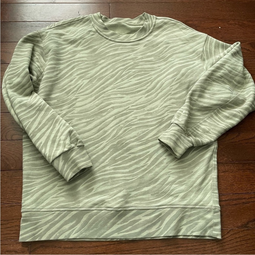 lululemon athletica Green Boxy Long Sleeve Hoodie